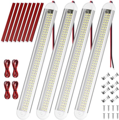 Store_7 - LED Binnenverlichting - 12V LED Strip - 1600 Lumen - Waterdicht - Verlichting voor Auto en Camper - 4 Stuks LED Strip