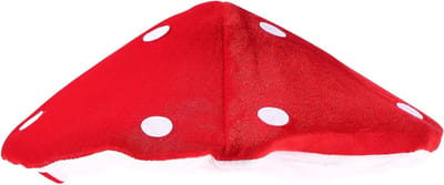 Mushroom Hoed Cosplay voor Kinderen en Volwassenen - Rode en Witte Gestippelde Paddenstoel Pluche Hoed, Unieke Kostuumaccessoires voor Feestjes en Evenementen