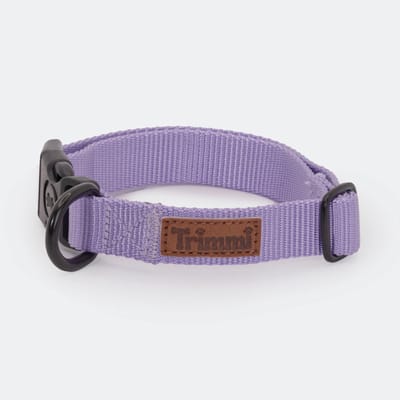 Nylon halsband lila - Maat XXS - halsband hond - honden halsband - halsband - hondenhalsband met naam - halsbanden, riemen & tuigen - halsband puppy - halsbanden - hond - hondenhalsband kleine hond - Trimmi