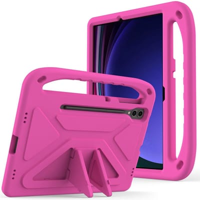 Coverup Tablethoes geschikt voor Samsung Galaxy Tab S9 Plus Hoesje - ShockProof Kids Case - Roze