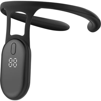 Correcteur intelligent de posture du dos avec rappel par vibration Ceinture réglable invisible pour un soutien confortable noir