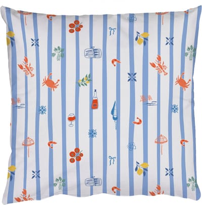 Sierkussens - Kussentjes Woonkamer - 50x50 cm - Zee - Sfeer - Strand - Blauw
