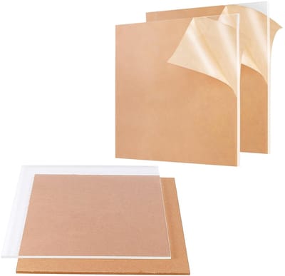 Acrylplaten - Kunststof Platen - Doe-het-zelf Projecten - Extra Dikke Kwaliteit - 30 x 30 cm - Transparant