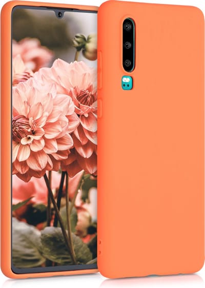 kwmobile telefoonhoesje geschikt voor Huawei P30 - Hoesje voor smartphone - Back cover in fruitig oranje