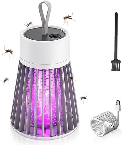 Effectieve Elektrische Insectenval met LED UV Lamp, Ideaal voor Muggen, Vliegen en Ongewenste Insecten in Huis en Tuin