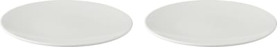 Palmer - White Delight - Bord - 2 stuks - ø 21 cm - Wit - Porselein - Bordenset