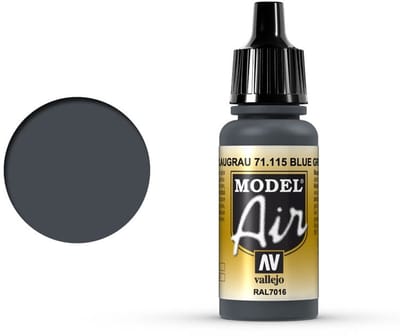 Vallejo Hobbyverf Acrylverf - 71115 Model Air Blue Grey - Acryl Verf flesje - 17 ml