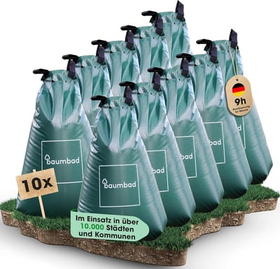 Grote Milieuvriendelijke PVC Bewateringszak voor Bomen, UV-bestendig Groen
