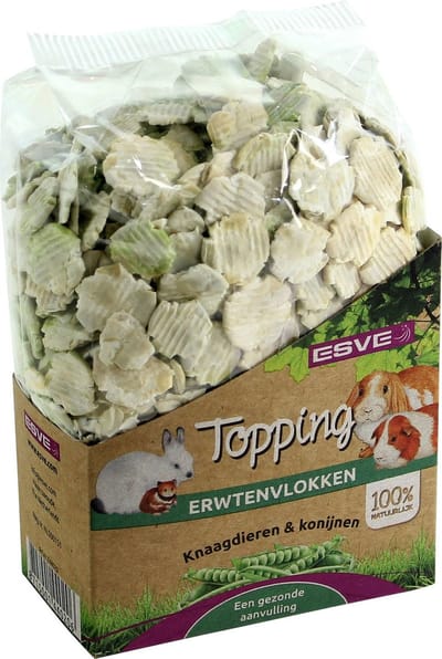 Esve Topping Erwtenvlokken - Knaagdiersnack - 225 g