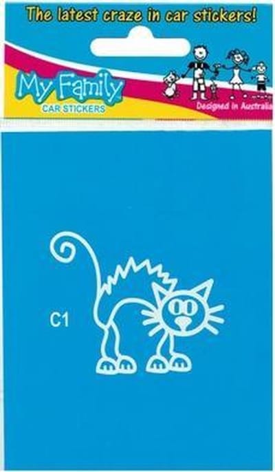 Kat of poes, autosticker