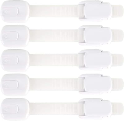 5 Stuks Multifunctionele Veiligheidsstickers voor Deuren, Lades en Raamopeningen - Kindveiligheid en Bescherming tegen Ongevallen