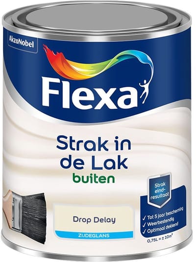 Flexa - Strak In De Lak Buitenlak Zijdeglans - Drop Delay - Mengverf - 750 Ml