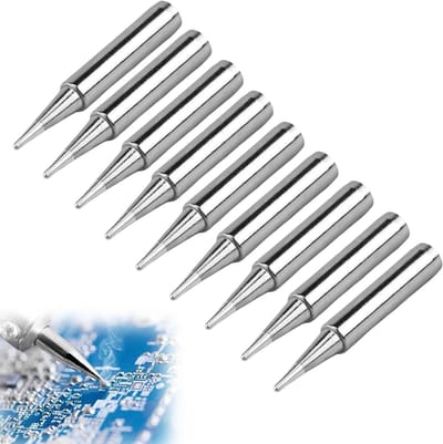 Vervangende Lötspitzen 1.2 mm - 10 Stuks Soldering Tips, Koper Kern, Hittebestendig, Loodvrij, Geschikt voor Precisiewerk