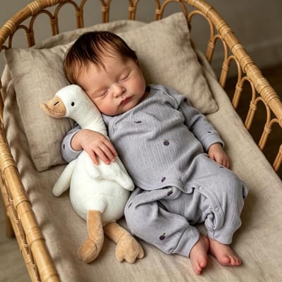Reborn Babypop - Levensechte Pop Meisje - Verzamelobject - Volledig Vinyl Anatomisch Correct - 45 cm - Grijs