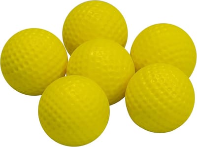 Distance golfballen 6 stuks - geel