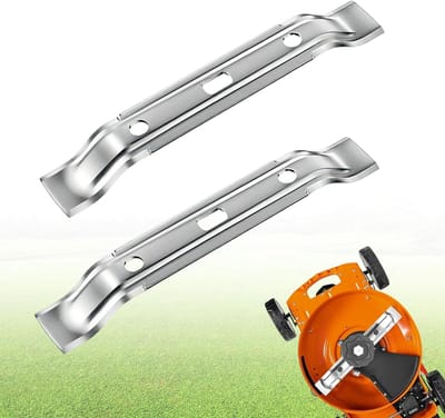 2 stuks Maaimes - 28cm geschikt voor Stihl iMOW RMI 632 & Viking MI 632 serie - Vervangt 6309 702 0102 - zilver