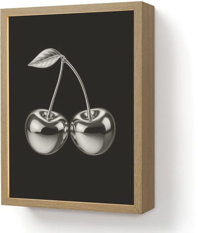 Wandlamp 30x40 cm - Oplaadbaar - Kers - Luxueus - Metallic - Wandlampen binnen woonkamer - Slaapkamer lamp - Decoratieve nachtlamp - Vloerlamp draadloos