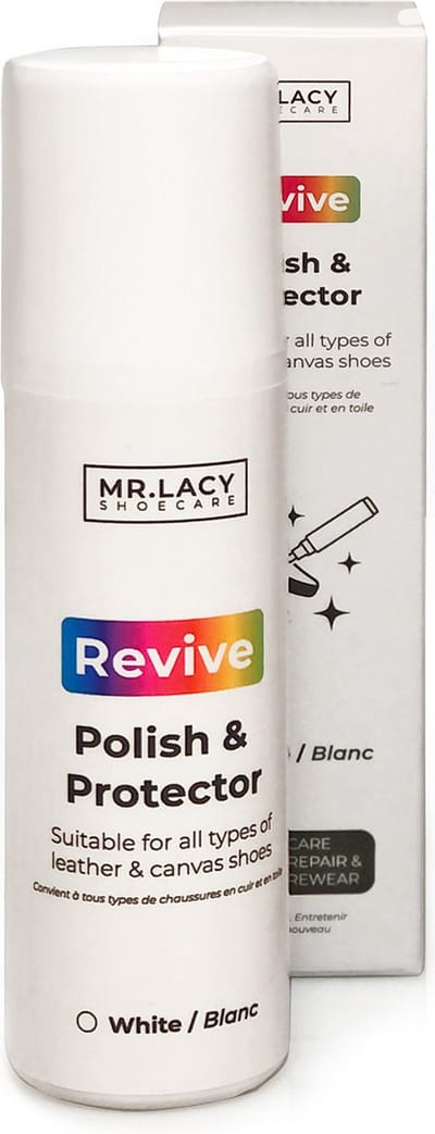 Mr. Lacy Shoe Polish White Schoenen Sneakers Wit Schoenpoets voor Bescherming en Polijsten