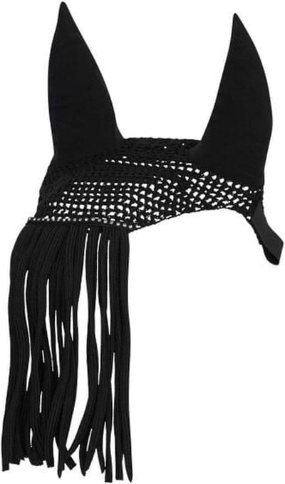 Imperial Riding - Oornetje Fringes - Zwart - Cob