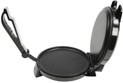 Cherrys Finds - Crepe maker - Tortilla pers - Pannenkoekenmaker - 1800 W - Dubbelzijdige verwarming - 200°C - Roti’s - Pannenkoeken - Omeletten - Pizza - Tacos - Quesadilla’s - 23 × 52 × 32 cm - Zwart