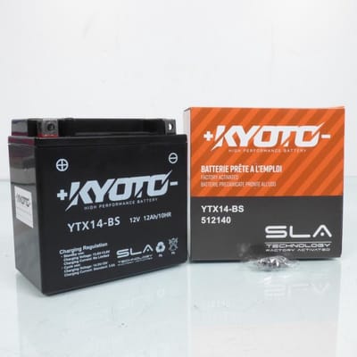 SLA Kyoto-accu voor BMW 800 F GT-motorfiets 2013 tot 2020 YTX14-BS / 12 V 12 Ah nieuw