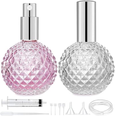 Set van 2 Navulbare Parfumatomizers in Ananasvorm voor Vrouwen en Meisjes - Perfect voor Reizen en Cadeaus