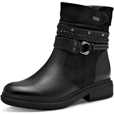 Biker boots met sierdetail - zwart - Gr. 36 van Goldner Fashion