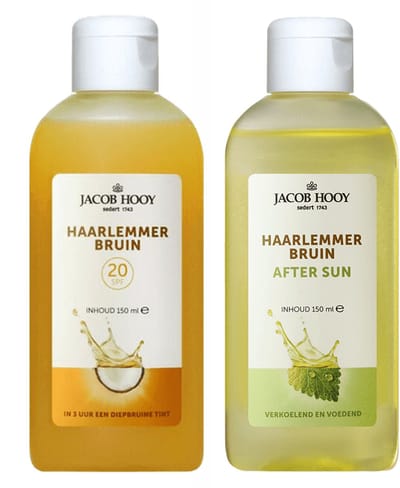 Jacob Hooy Haarlemmerbruin SPF 20 - Snelbruiner - Zonnebrand + Haarlemmer bruin Aftersun