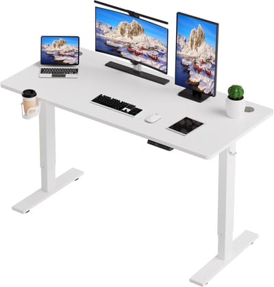 Zit-sta bureau 120 x 60 cm - Elektrisch verstelbaar - Anti-botsingstechnologie - USB-A/USB-C poorte