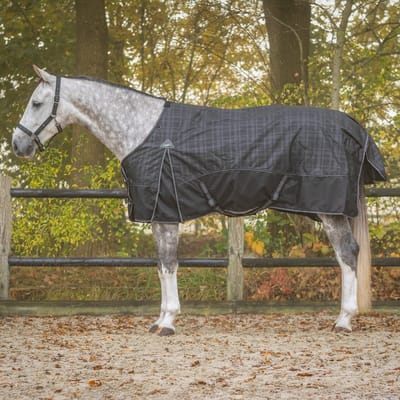 Regendeken de luxe 0 gram met fleecevoering 1200D Midnight