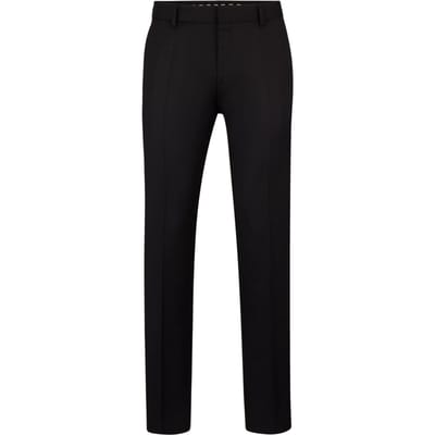 Boss Heren Virgin Wool Broek (Zwart)