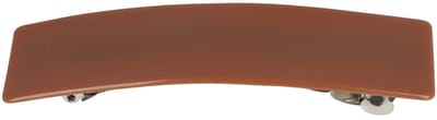Haarsoires Haarspeld Patentspeld 10cm - Recht - Breed - Glans - Bruin - Haarspelden voor Dames - Haarklem - Haarclip - Haaraccessoires - Hair Clip - Decoratieve Haaraccessoire