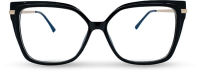 BL Cat Eye Thick Black - Blauw licht bril - Blue light glasses - Computer bril
