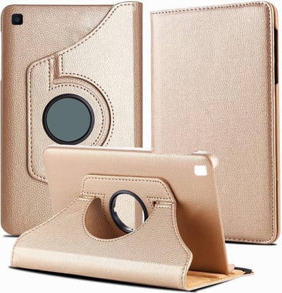 Tablet Hoes Case Cover Geschikt Voor: Samsung Galaxy Tab A 8.0 inch 2019 T290 - 360° draaibaar - Goud