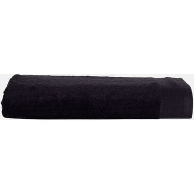 The One Strandhanddoek Deluxe - 100x180 cm - Per Stuk - 550 g/m² - 100% Gekamd Katoen - Hotelkwaliteit - Zwart