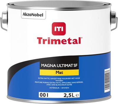 Trimetal Magna Ultimat Sf - 2,5 l - 12 m²/l - Wit - Afwerkingslaag