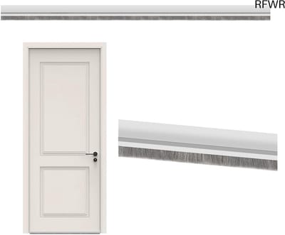 RFWR® Tochtstopper voor Deuren 100 cm - Zelfklevende Deurafdichting met Borstel