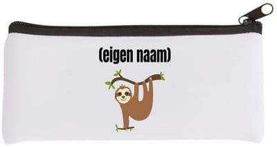 Akyol - luiaard met eigen naam Etui - Luiaard - luiaard liefhebbers - iemand die houdt van luiaards - verjaardag - cadeau - kado - 20 bij 9 cm