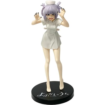 19cm Call Of The Night Anime Nanakusa Nazuna Vampier Verpleegster PVC Actiefiguur Collectie Model Poppen Sieraden Speelgoed Cadeau beige