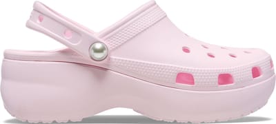 Crocs - Classic Platform Pearl Clogs Pink Milk - Maat 42-43