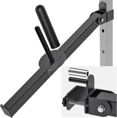 J haken squat rack - Zwart - Voor 2 x 2 inch Power Cage - Belt Squat Lever Arm Attachment - Krachttraining Accessoire