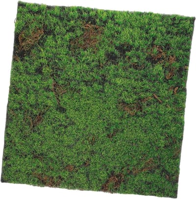 Kunstmos Gazon - Nepgras Tapijt - Decoratieve Tuinaanleg - Eenvoudige Installatie - 30x30 cm - Groen