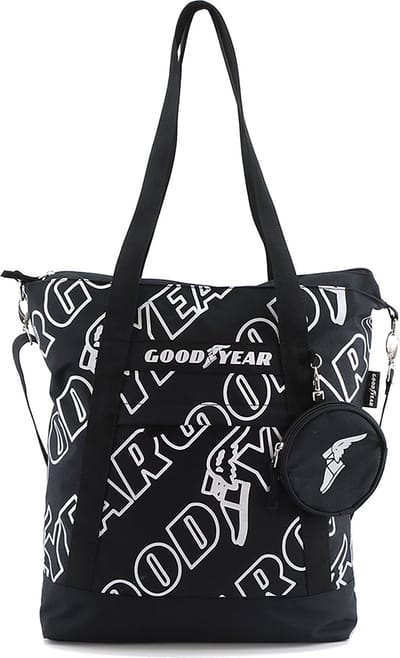 Goodyear Shopper / Schoudertas - RPET - Zwart - Zwart