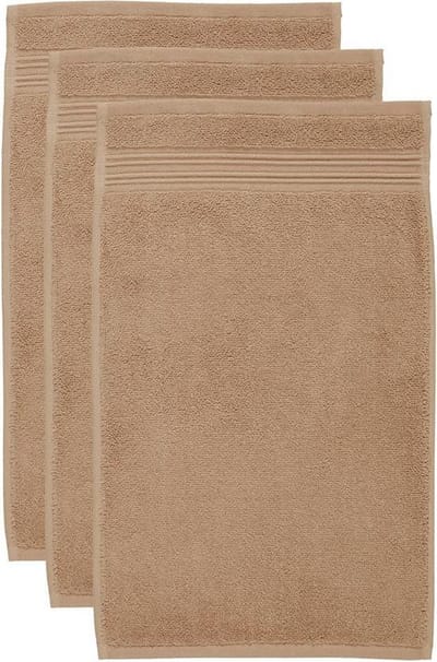 Beddinghouse Sheer set van 3 Gastendoekjes - 30x50 cm - Goud