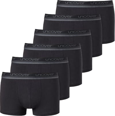 uncover by Schiesser Heren retro short / pant 6 pack Basic