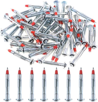 60 Stuks Zware 1/8" 59MM Gegalvaniseerde Stalen Molly Bouten en Wandankers voor Betrouwbare Bevestiging