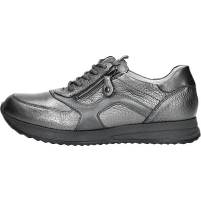 Waldlaufer H-Vicky Veterschoenen Laag - grijs - Maat 4.5