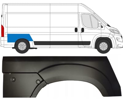 Reparatiepaneel achterspatbord voor Opel Movano 2021-2026 / Rechts