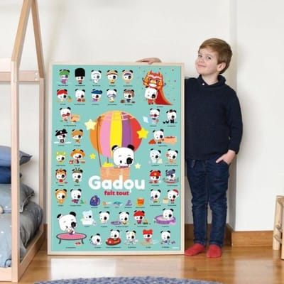 Poppik Sticker Poster - Gadou