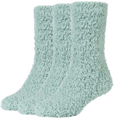 camano, knusse sokken warm zacht gerecycled polyester zachte teennaad comfort damessokken cozy fuzzy verwarmend zacht zacht comfort 3-pack thermosokken vrijetijd indoor lounge wintersokken.
